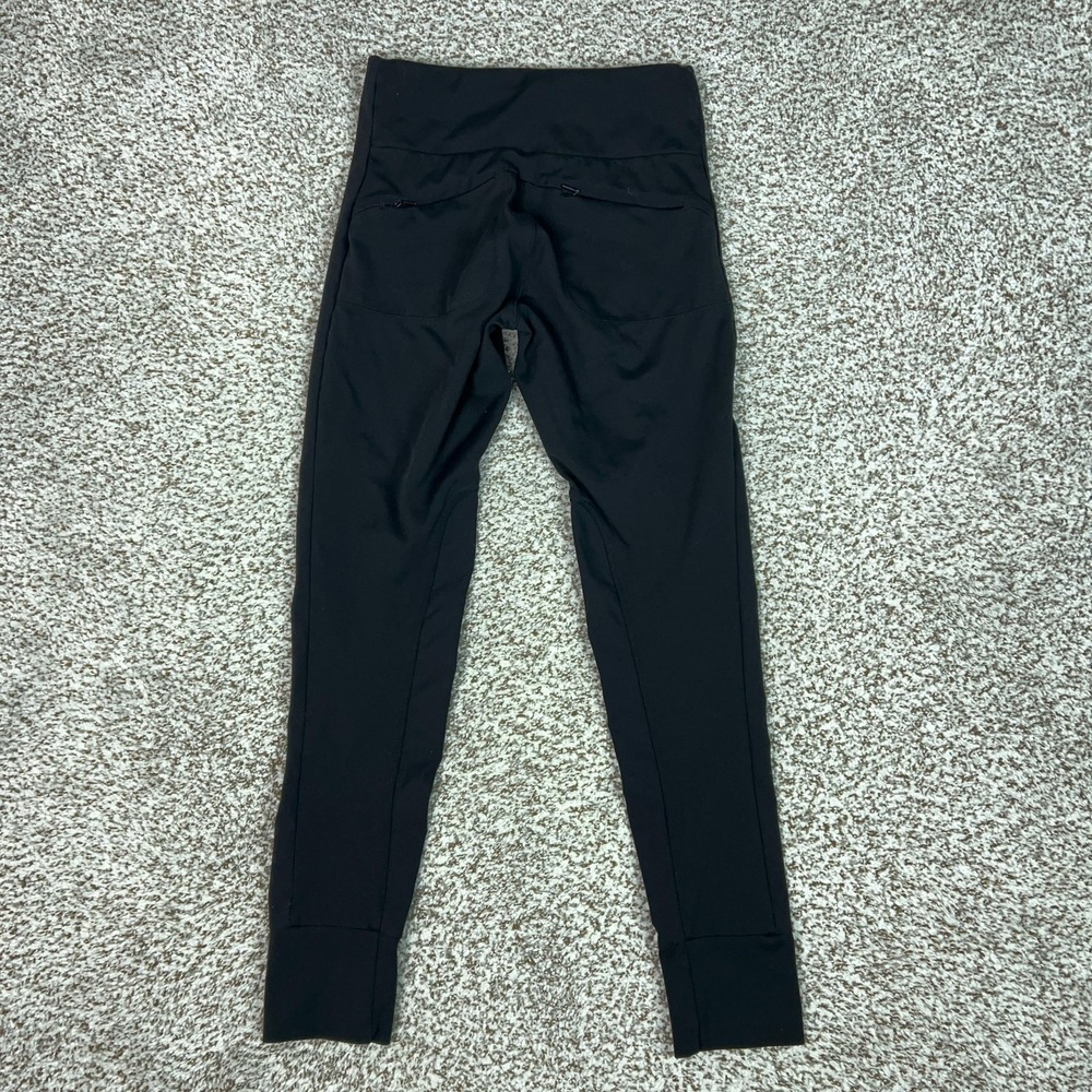 Athleta Pants Womens‎ Small Black High Rise Ankle Leggings Zip Pockets Yoga Gym - Picture 12 of 12